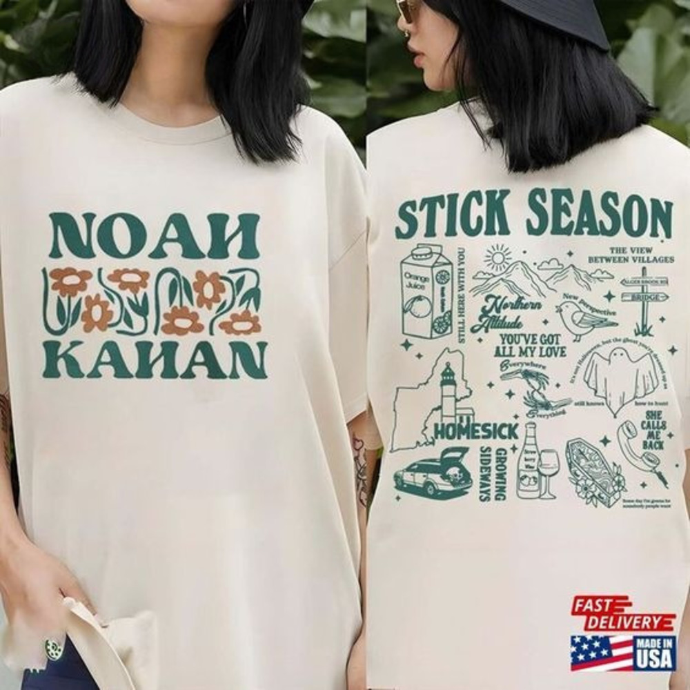 Stick Season Shirt Country Music Classic Tshirt 2 Sided Tee